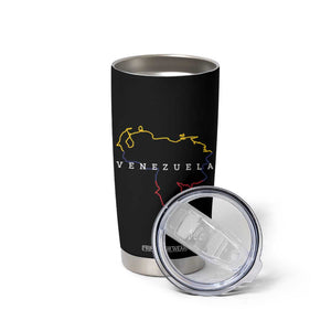 Venezuela Tumbler Cup Mapa De Venezuela Flag Minimalist Venezolanos Venezuelan Travel Mug TB10 Print Your Wear