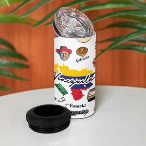 Venezuela 4 in 1 Can Cooler Tumbler I Am a Proud Venezuelan Venezolanos Travel Mug TB10 Print Your Wear