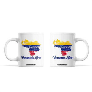 Venezuela Libre Coffee Mug Venezuelan Flag TB10 Black Print Your Wear