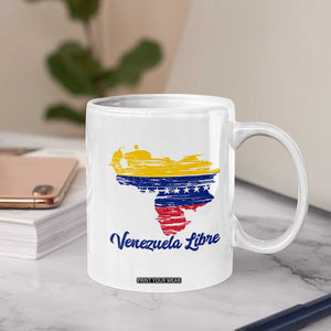 Venezuela Libre Coffee Mug Venezuelan Flag TB10 Print Your Wear