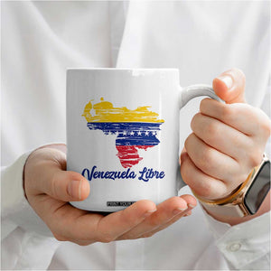 Venezuela Libre Coffee Mug Venezuelan Flag TB10 Print Your Wear