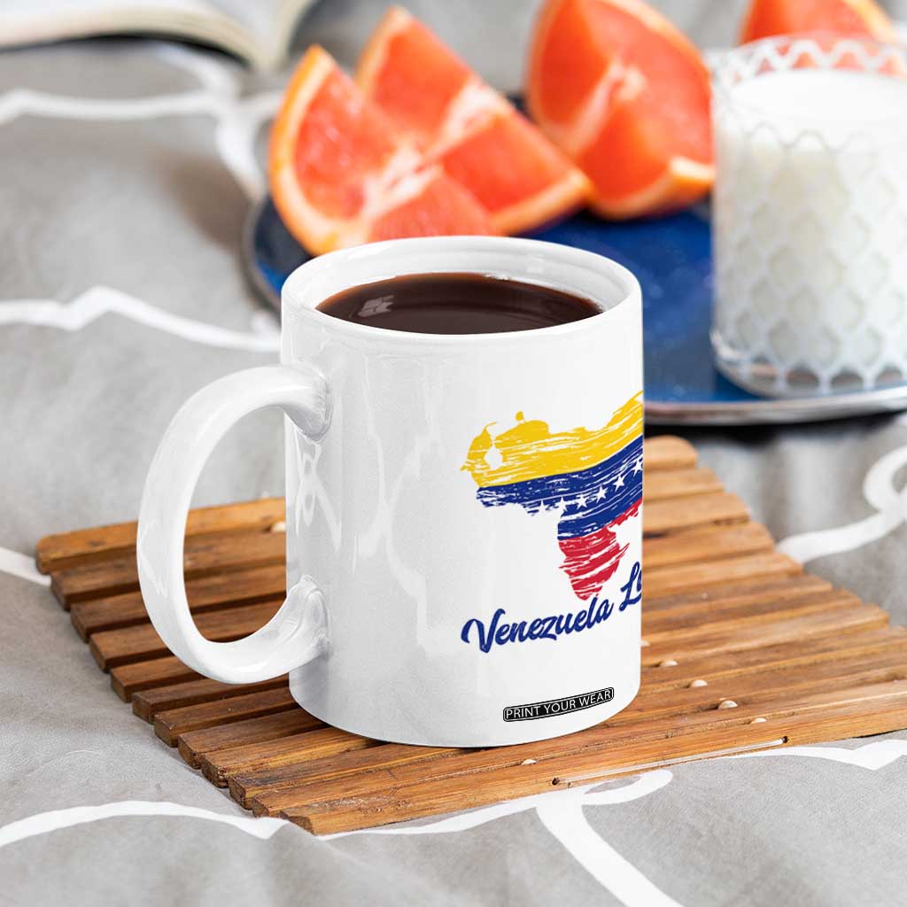 Venezuela Libre Coffee Mug Venezuelan Flag TB10 Print Your Wear