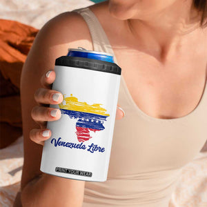 Venezuela Libre 4 in 1 Can Cooler Tumbler Venezuelan Flag TB10 Print Your Wear