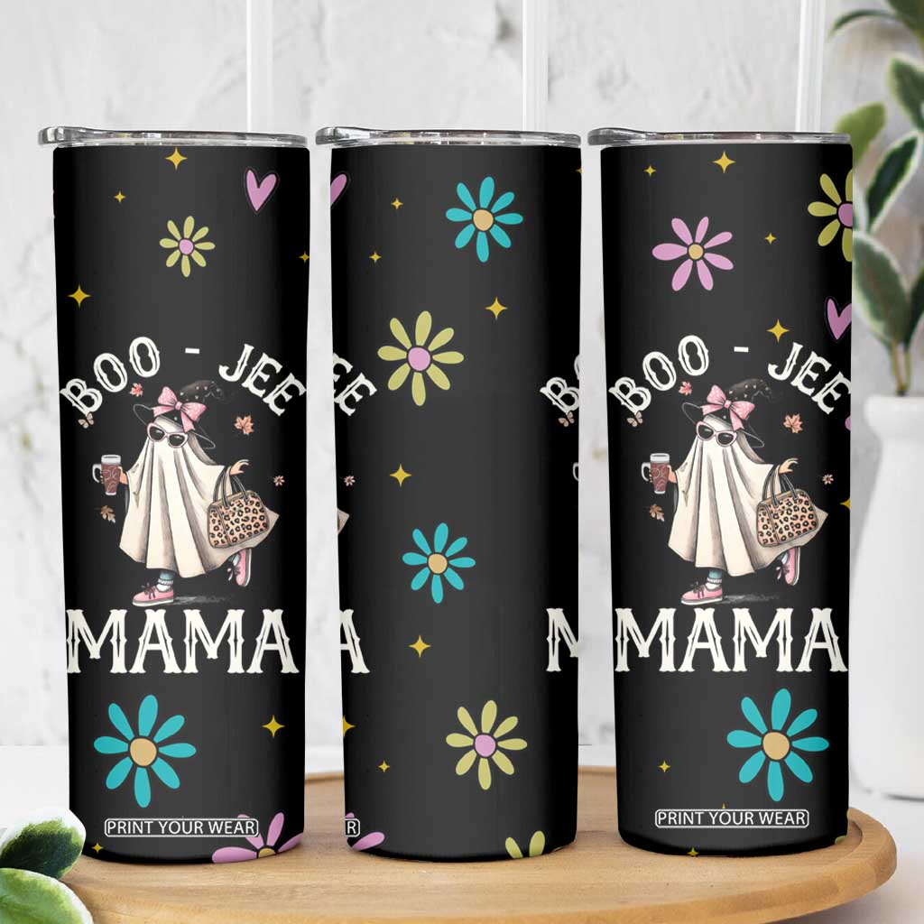 Boo Jee Ghost Skinny Tumbler Spooky Season Mom Mama Halloween Gift TB10 Print Your Wear