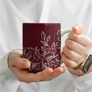 Personalized Wildflower Floral Coffee Mug Custom Name Mothers Day Gift From Daughter Son TB10 Print Your Wear