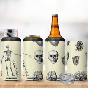 Personalized Xray Tech 4 in 1 Can Cooler Tumbler Custom Name Halloween Iced Coffee Gift For Xray Student Radiologist Radiology Work TB10 Print Your Wear