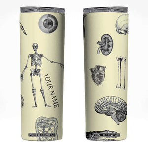 Personalized Xray Tech Skinny Tumbler Custom Name Halloween Iced Coffee Gift For Xray Student Radiologist Radiology Work TB10 Cream Print Your Wear