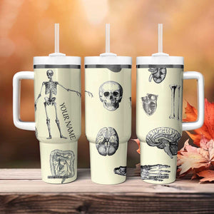 Personalized Xray Tech Tumbler With Handle Custom Name Halloween Iced Coffee Gift For Xray Student Radiologist Radiology Work TB10 Print Your Wear