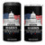 Kamala Harris 2024 A Woman's Place is in The White House 4 in 1 Can Cooler Tumbler President Feminist American Flag TB10 One Size: 16 oz Black Print Your Wear