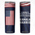 Kamala Harris 2024 Skinny Tumbler A Woman's Place is in The White House President Feminist American Flag TB10 Navy Print Your Wear