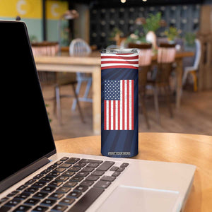 Kamala Harris 2024 Skinny Tumbler A Woman's Place is in The White House President Feminist American Flag TB10 Print Your Wear