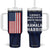 Kamala Harris 2024 Tumbler With Handle A Woman's Place is in The White House President Feminist American Flag TB10 One Size: 40 oz Navy Print Your Wear