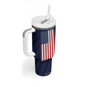 Kamala Harris 2024 Tumbler With Handle A Woman's Place is in The White House President Feminist American Flag TB10 Print Your Wear