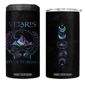 Acotar Night Court 4 in 1 Can Cooler Tumbler Velaris City Of Starlight Tumbler Book Lover Gift TB10 One Size: 16 oz Black Print Your Wear