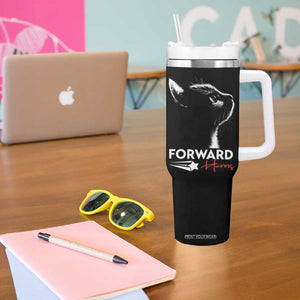 Kamala Harris Forward Tumbler With Handle Cats For Kamala First Female President American Flag 2024 Election TB10 Print Your Wear