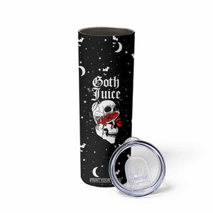 Goth Juice Skinny Tumbler Halloween Skull Lovers Spooky Gifts for Women TB10 Print Your Wear