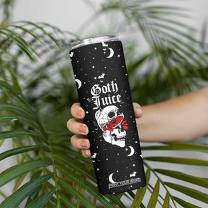 Goth Juice Skinny Tumbler Halloween Skull Lovers Spooky Gifts for Women TB10 Print Your Wear