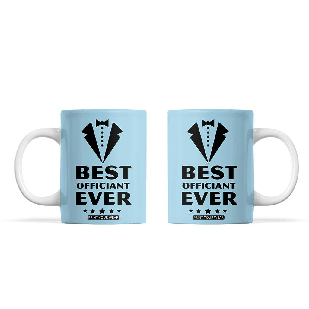 Wedding Officiant Coffee Mug Best Officiants Ever Just Married Gift For Newlywed TB10 Blue Print Your Wear