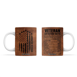 Veteran Gifts Coffee Mug Veterans Army Navy Air Force Marine Corps TB10 Black Print Your Wear