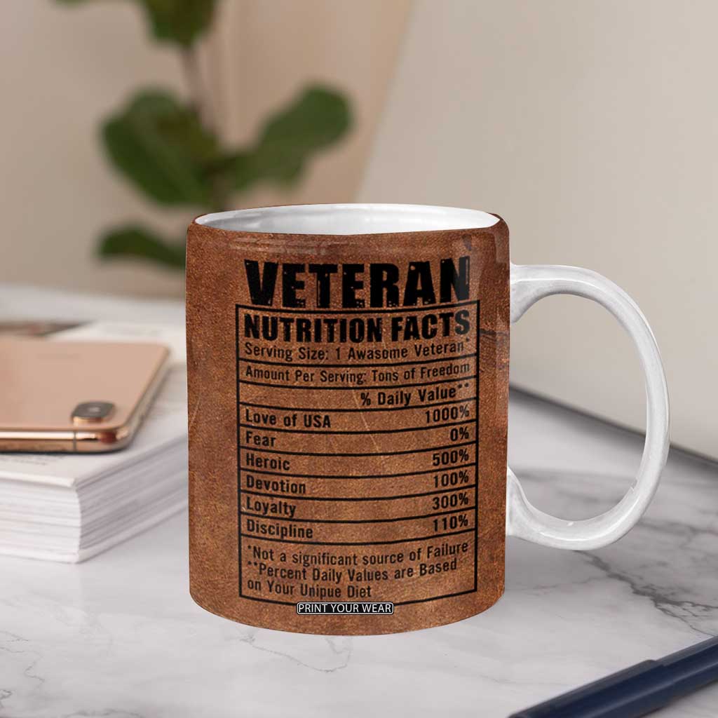 Veteran Gifts Coffee Mug Veterans Army Navy Air Force Marine Corps TB10 Print Your Wear