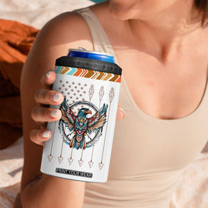 Native American Indian Day Pride 4 in 1 Can Cooler Tumbler I'm Not As White As I Look TB10 Print Your Wear