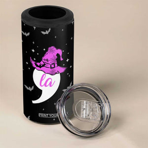 Halloween Harris 2024 Funny 4 in 1 Can Cooler Tumbler Comma La Madam President Witchy Vibes TB10 Print Your Wear