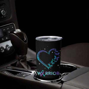 Suicide Prevention Awareness Tumbler Cup Teal Purple Ribbon Semicolon Stay Tomorrow Needs You Warrior TB10 Print Your Wear