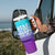 Suicide Prevention Awareness Tumbler With Handle Teal Purple Ribbon Stay World Needs You Call 988 Mental Health Groovy TB10 Print Your Wear