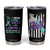 Suicide Prevention Awareness Tumbler Cup American Flag Teal & Purple Ribbon Support You Matter Therapist Psychologist TB10 Black Print Your Wear