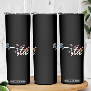 Kamala Harris 2024 Skinny Tumbler Vintage Floral Feminine First Female President TB10 Print Your Wear