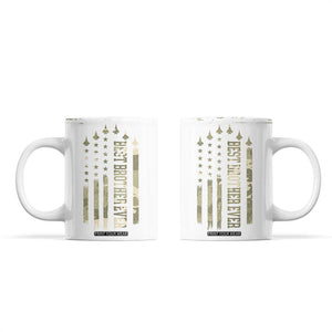 Best Brother Ever Coffee Mug Camo US Flag Gifts From Sisters Siblings TB10 White Print Your Wear