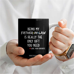 Father In Law Gift Coffee Mug Funny Being My Father-in-law TB10 Print Your Wear