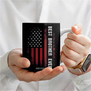 Best Brother Ever Coffee Mug Retro US Flag Gifts From Sisters Siblings TB10 Print Your Wear