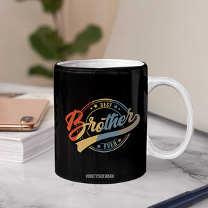 Best Brother Ever Coffee Mug Retro Vintage Gifts From Sisters Siblings TB10 Print Your Wear
