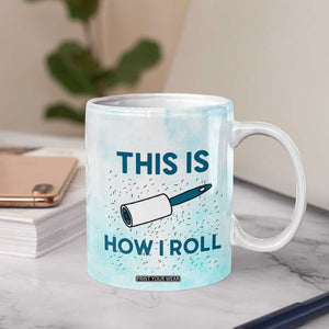 Funny Husky Mom Coffee Mug Funny Dog Owner Gift Siberian Husky This Is How I Roll TB10 Print Your Wear