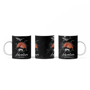 Adventure Awaits Coffee Mug Camping Mountain Nature Hiking Camp Lover Gift TB10 Print Your Wear
