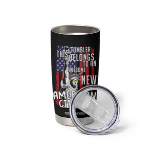 New American Citizen Gift Tumbler Cup Funny US Citizenship Congratulations Presents TB10 Print Your Wear
