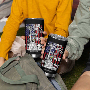 New American Citizen Gift Tumbler Cup Funny US Citizenship Congratulations Presents TB10 Print Your Wear