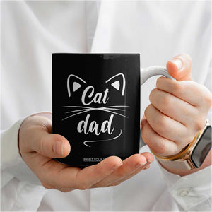 Cat Dad Gift Coffee Mug Cat Lover Fathers Day TB10 Print Your Wear