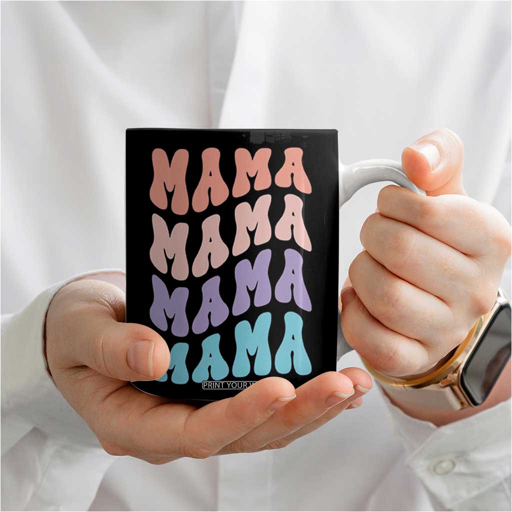 Groovy Mama Coffee Mug Gift For Mothers Day Christmas New Mom TB10 Print Your Wear