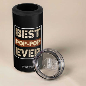 Grandpa 4 in 1 Can Cooler Tumbler Best Pop-Pop Ever Vintage Fathers Day Gift TB10 Print Your Wear