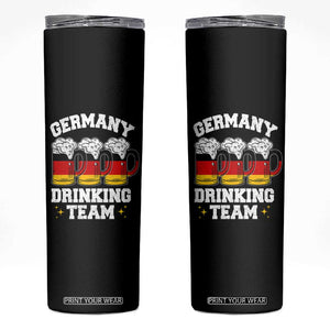 Germany Drinking Team Skinny Tumbler Germany Flag Beer Festivals Oktoberfest TB10 Black Print Your Wear