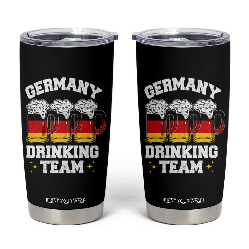 Germany Drinking Team Tumbler Cup Germany Flag Beer Festivals Oktoberfest TB10 Black Print Your Wear