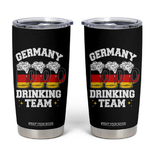 Germany Drinking Team Tumbler Cup Germany Flag Beer Festivals Oktoberfest TB10 Black Print Your Wear