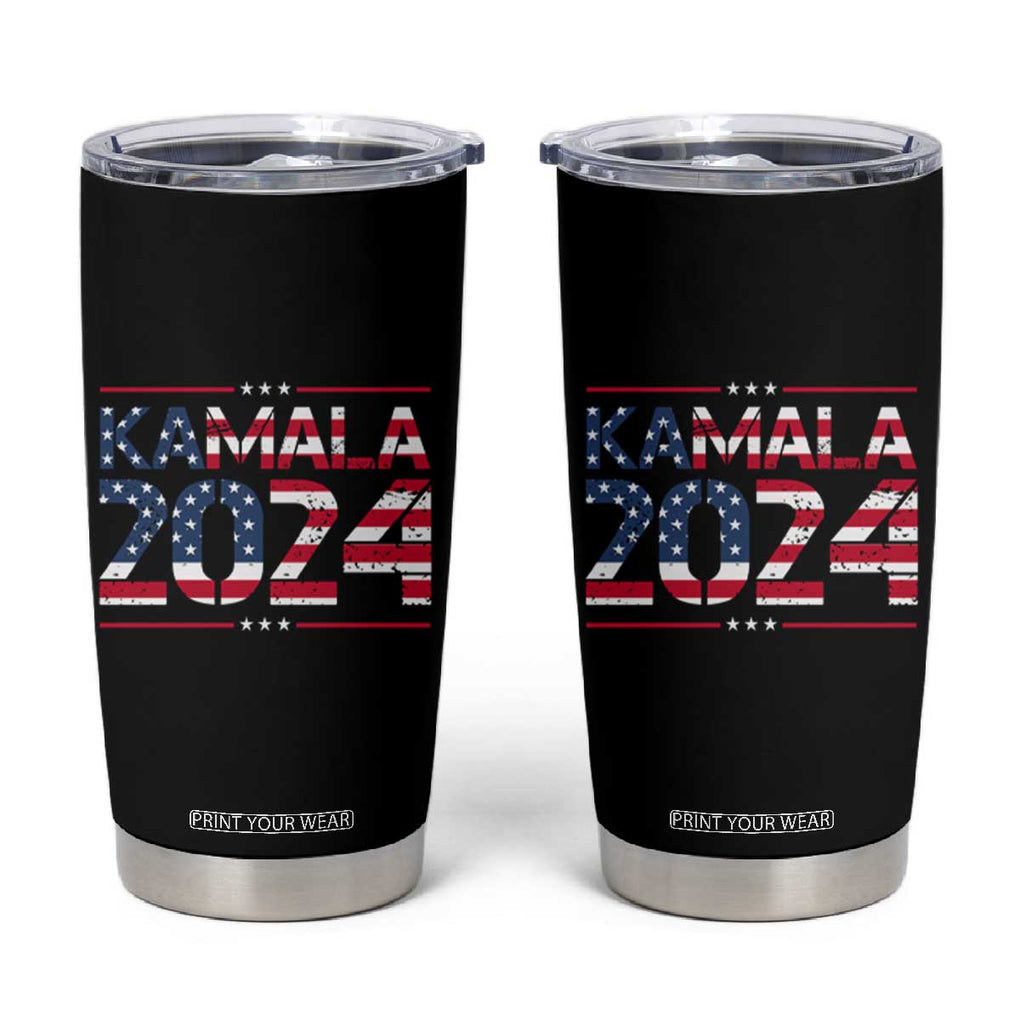 Harris Madam President Tumbler Cup Kamala 2024 TB10 Black Print Your Wear