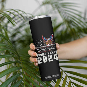 Trump Vance 2024 Skinny Tumbler For President VP USA Election Patriotic US Eagle TB10 Print Your Wear