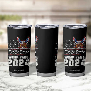 Trump Vance 2024 Tumbler Cup For President VP USA Election Patriotic US Eagle TB10 Print Your Wear