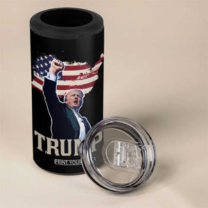 Trump Vance 2024 4 in 1 Can Cooler Tumbler For President VP USA Election Patriotic US Flag Eagle TB10 Print Your Wear