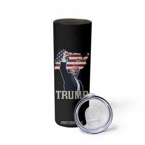 Trump Vance 2024 Skinny Tumbler For President VP USA Election Patriotic US Flag Eagle TB10 Print Your Wear