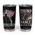 Trump Vance 2024 Tumbler Cup For President VP USA Election Patriotic US Flag Eagle TB10 Black Print Your Wear